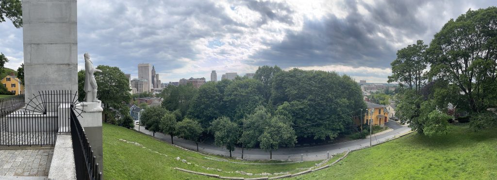 Prospect Terrace Park overlooking downtown Providence