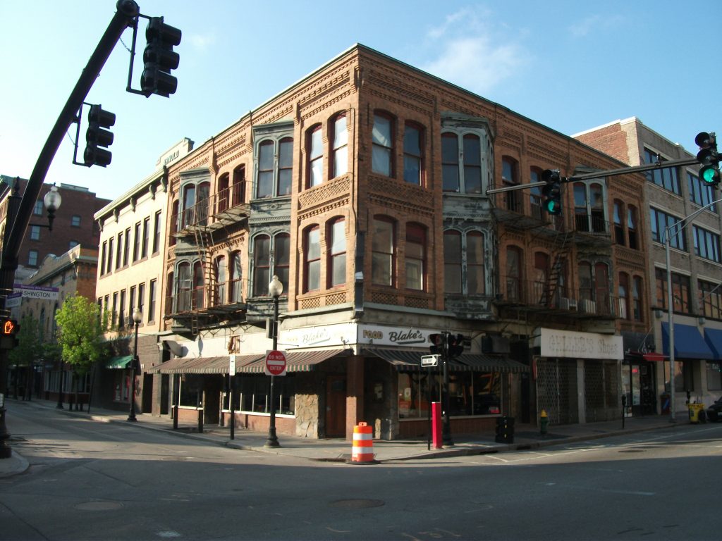 Washington Street at Mathewson Street