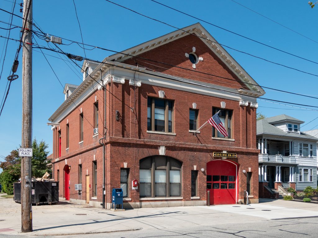 The historic fire station on Mount Pleasant Avenue