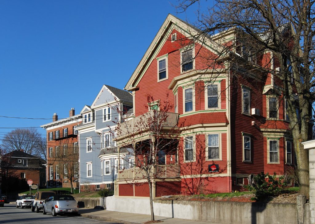 Historic homes on Holden Street