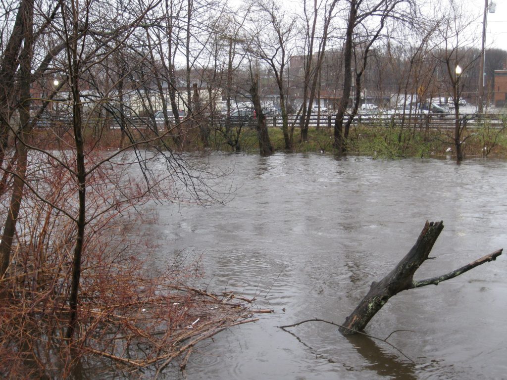 The Woonasquatucket River in the Valley neighborhood